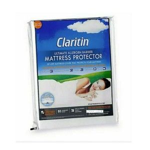 Claritin Ultimate Allergen Barrier MATTRESS PROTECTOR Pad TWIN - NEW